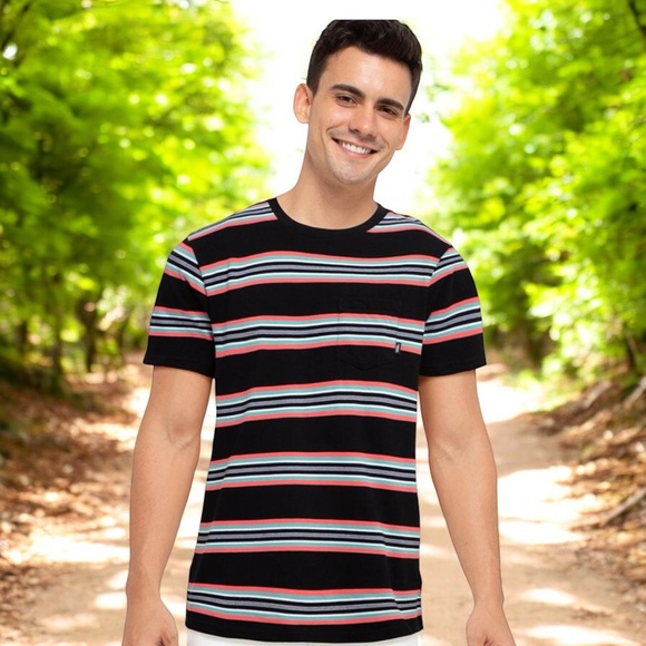 Vans Men’s Black Canton Emory Short Sleeve Tee - Picture 5 of 16